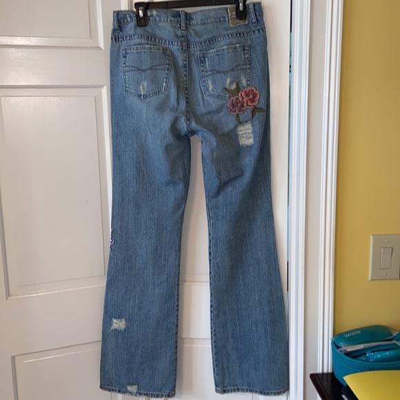 Z. Cavaricci Embroidered Flare Jeans - Picture 8 of 16